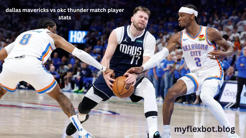 dallas mavericks vs okc thunder match player stats